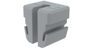 Clip pour grille soudée