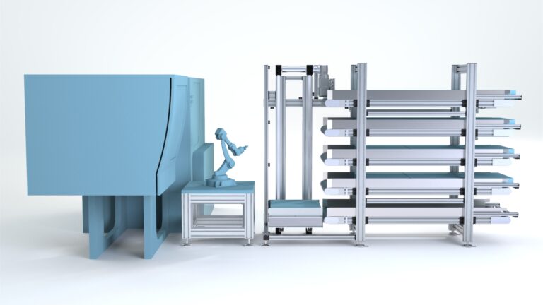 Produktionspuffer dank Etagenförderer