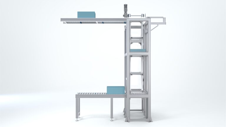 Vertikaler Kettentaktförderer