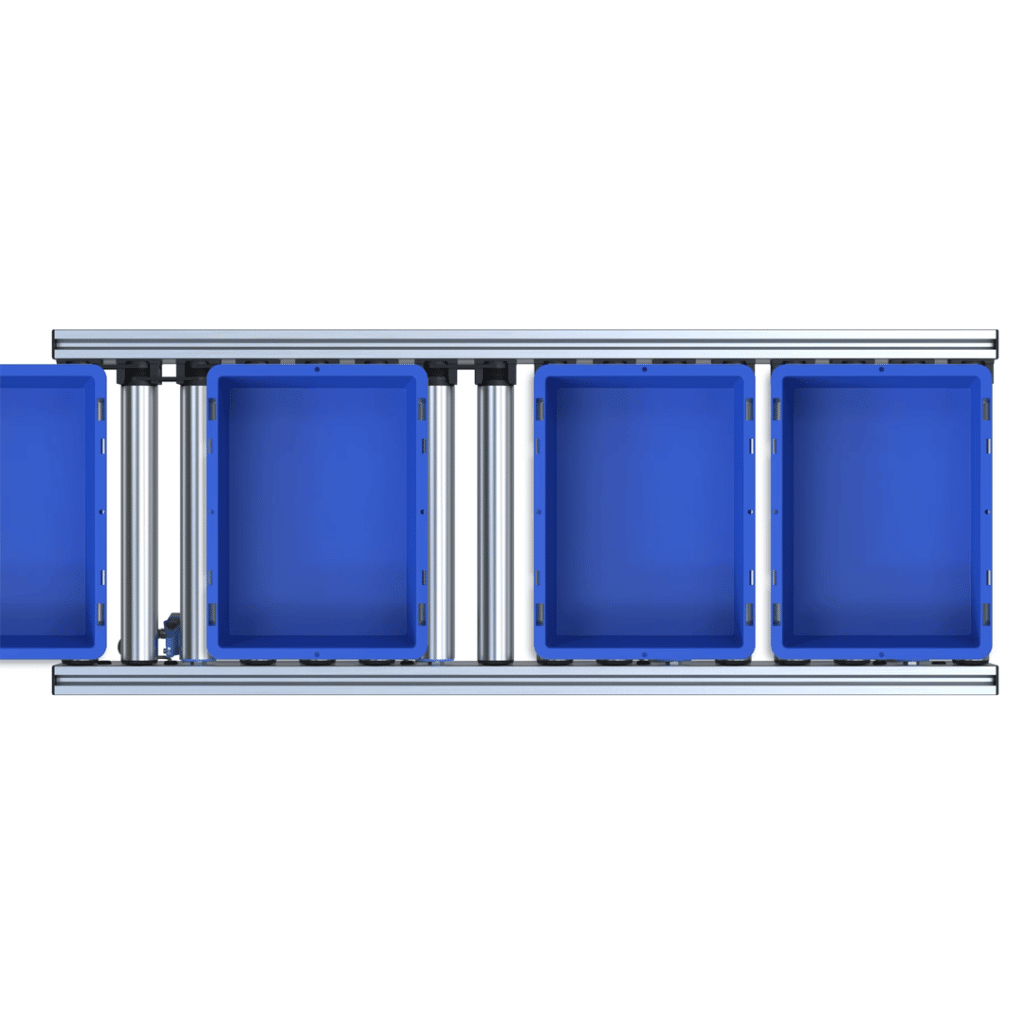 Staudruckloses Fördern