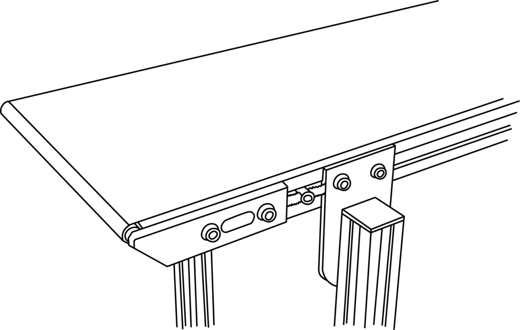 Skizze vom Gurtförderband