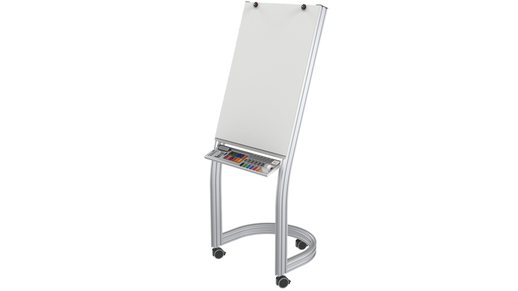 Flipchart One aus Aluminiumprofilen