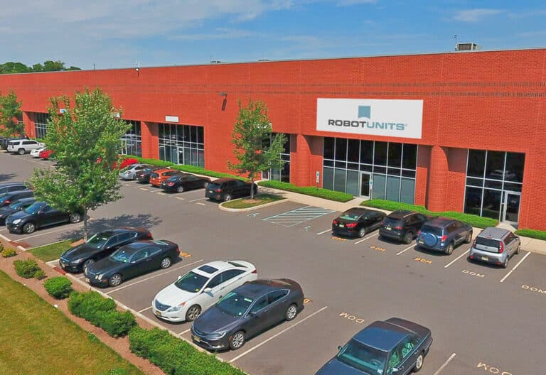 Aufnahme des Gebäudes der Robotunits Niederlassung in den USA.