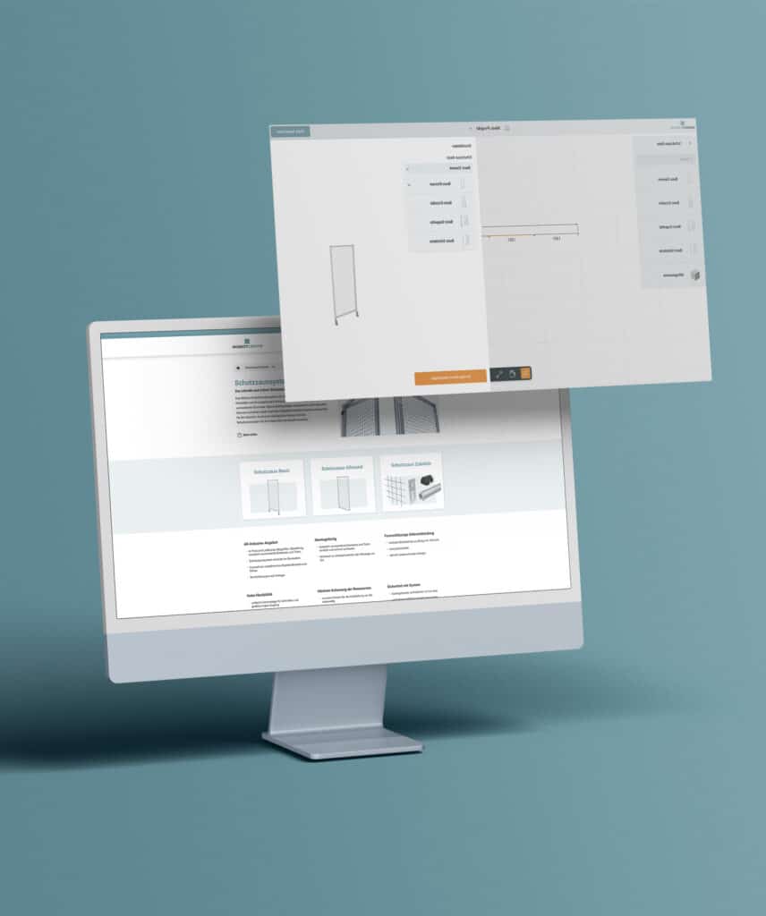 Schutzzaun Konfigurator_Mock-Up